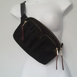 MZ WALLACE Belt Bag Sling, Black